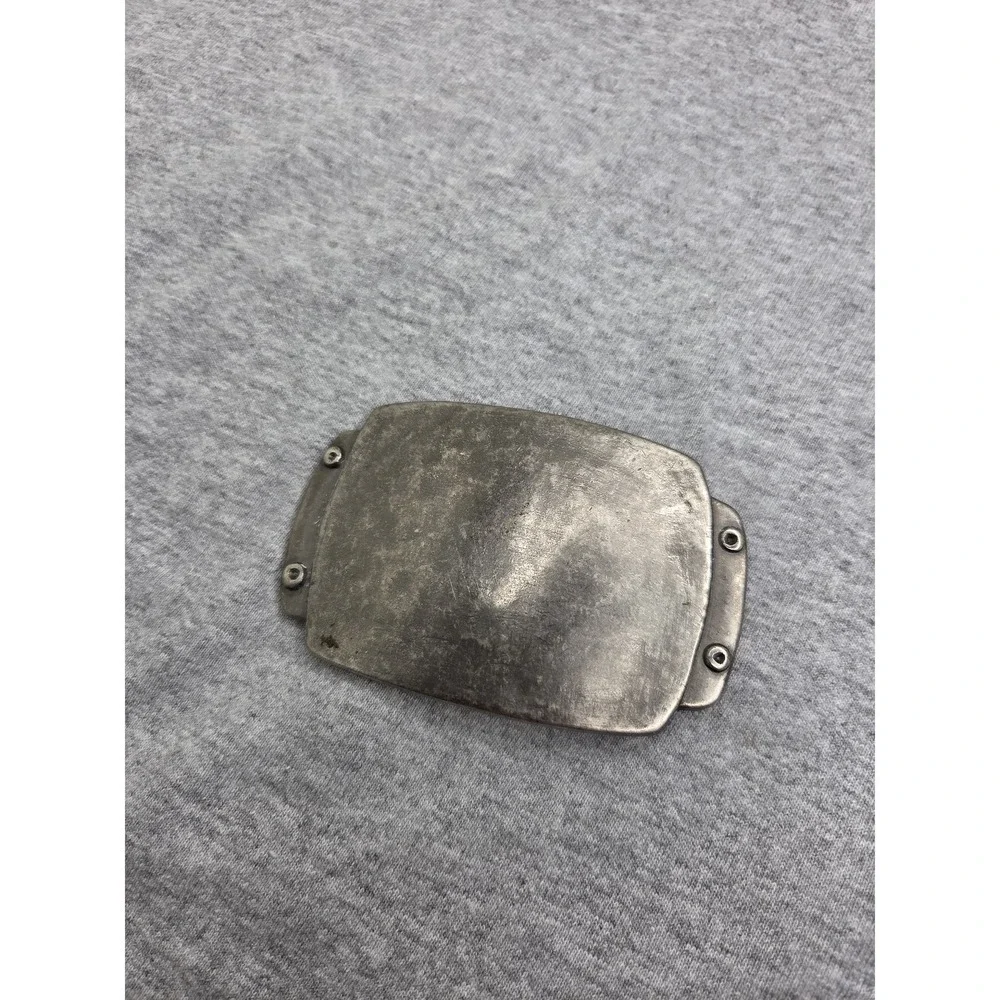Antique Blank Military Style Riveted Metal Belt Buckle Custom